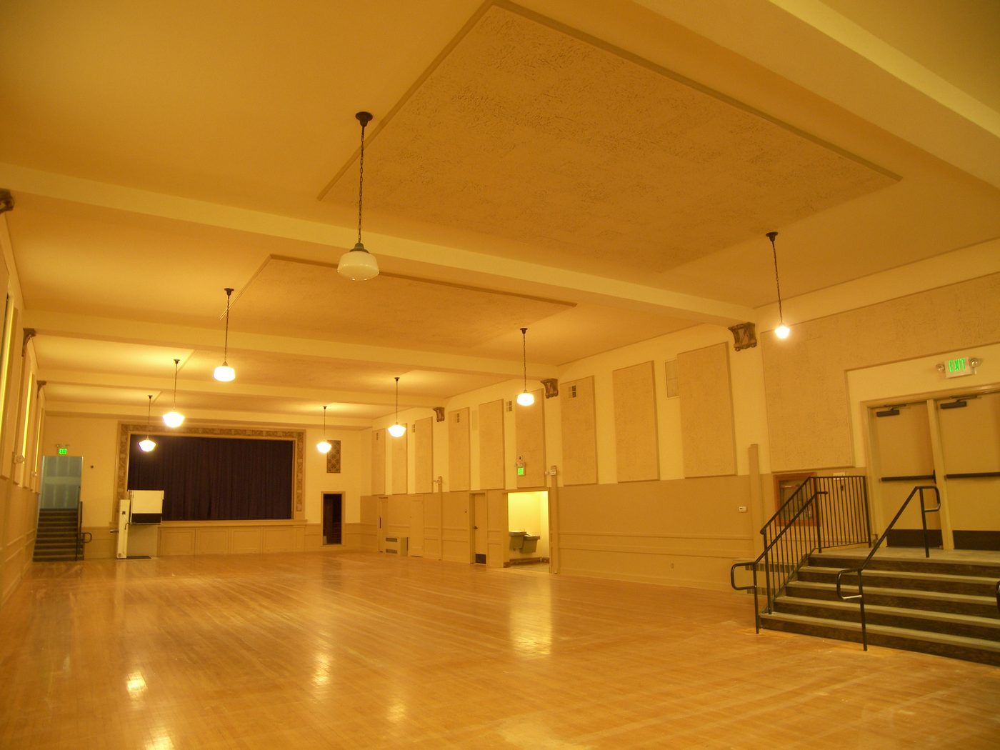 Large auditorium fully painted and finished